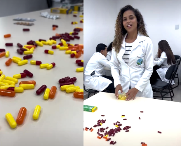 Acad�micos de Farm�cia desenvolvem a��o educativa sobre uso correto de medicamentos